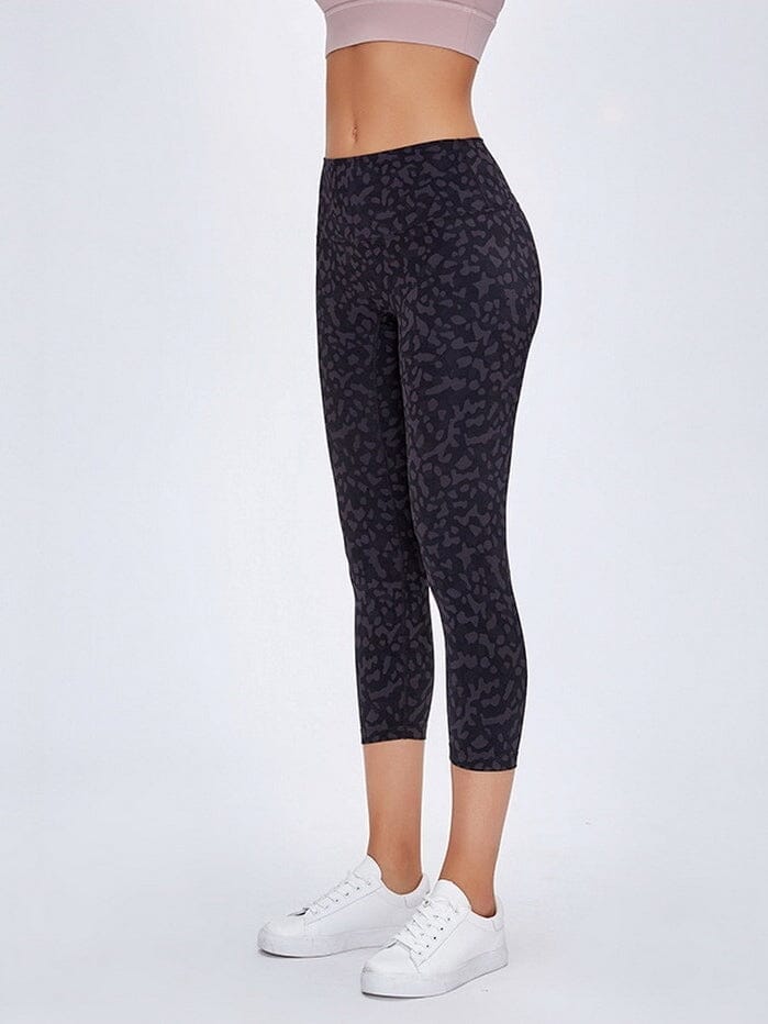 Legging Sport Capri Taille Haute Leggings Helanke-Srbija.com XS Panthère 