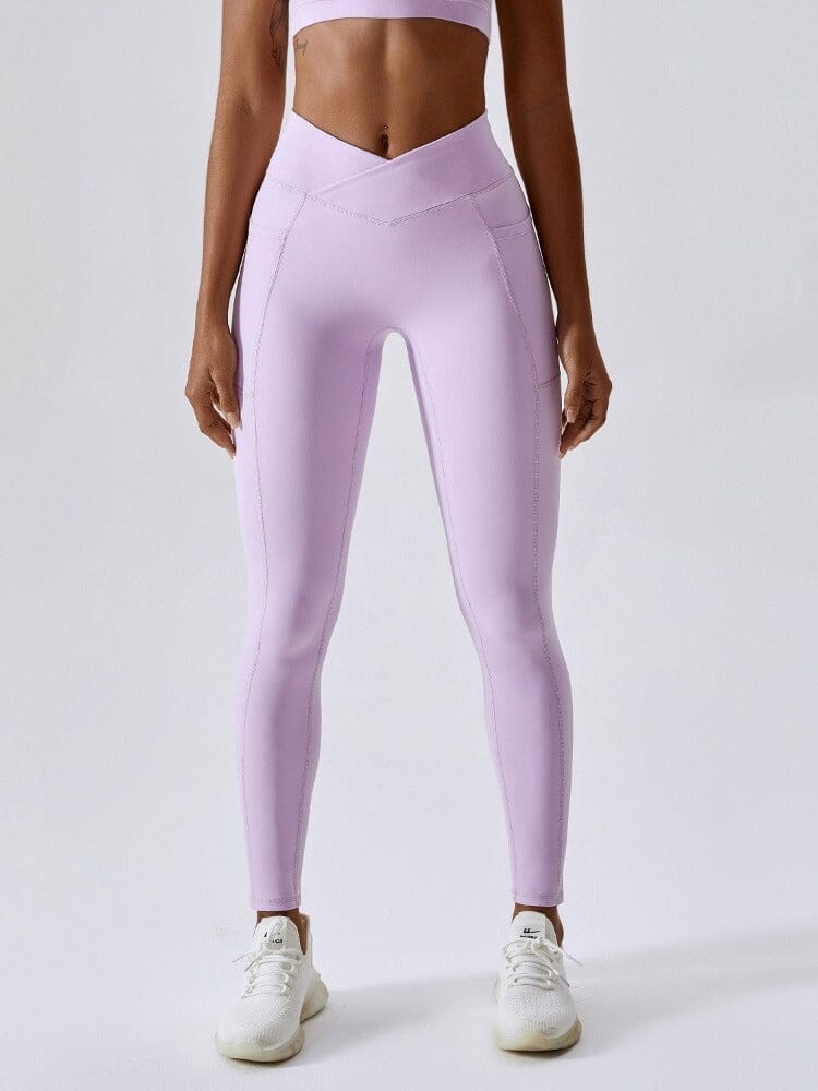 Legging Sport Ceinture V Push Up Poches Helanke-Srbija.com sa Violet 