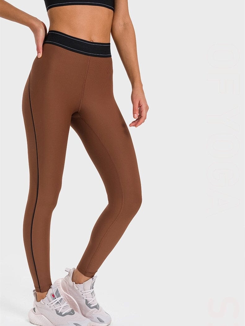Korkeavyötäröiset Leggingsit Modernille Naiselle