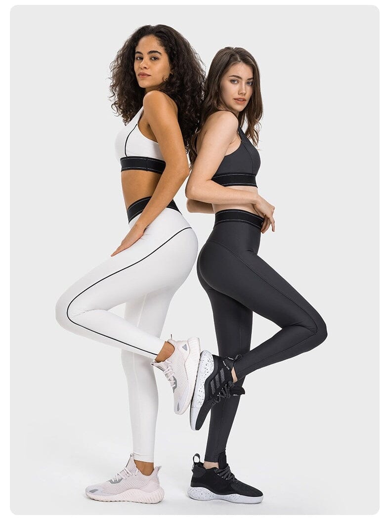 Korkeavyötäröiset Leggingsit Modernille Naiselle