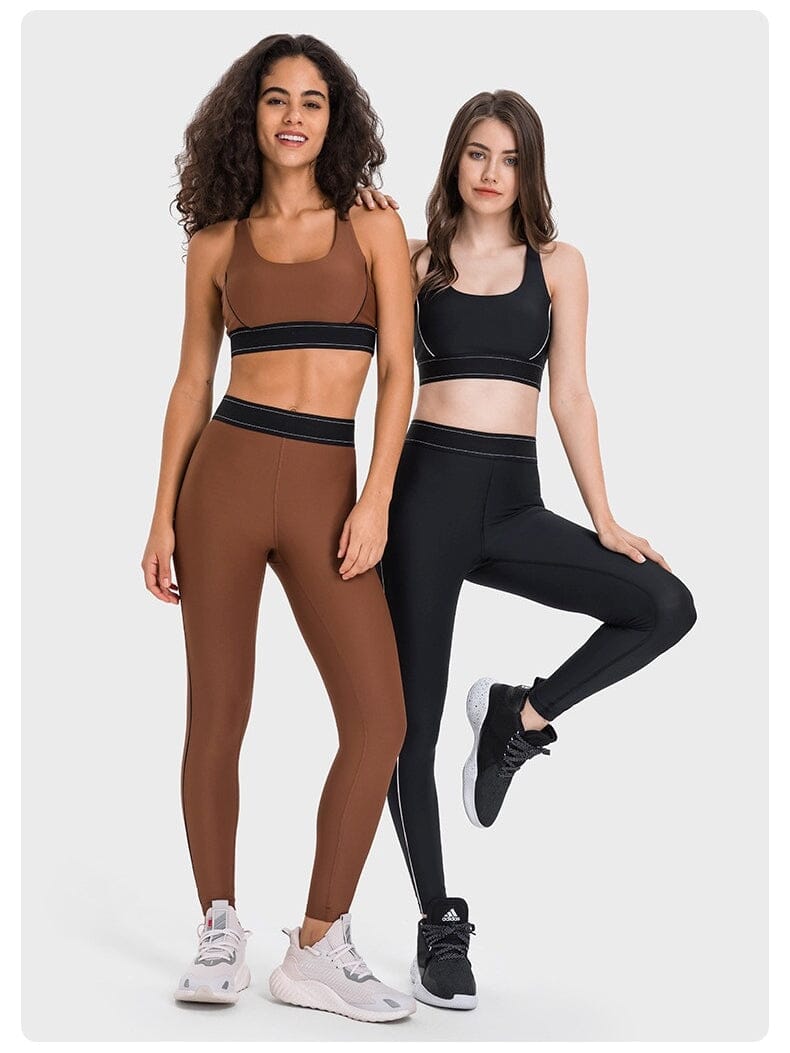 Korkeavyötäröiset Leggingsit Modernille Naiselle