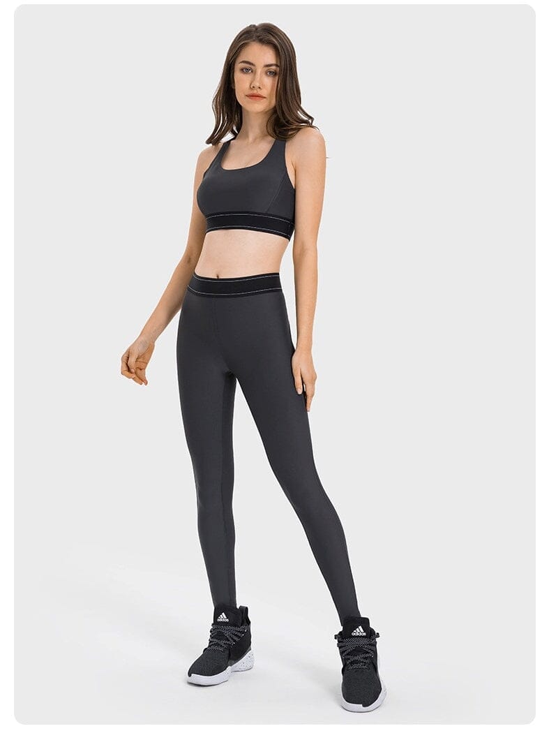 Korkeavyötäröiset Leggingsit Modernille Naiselle