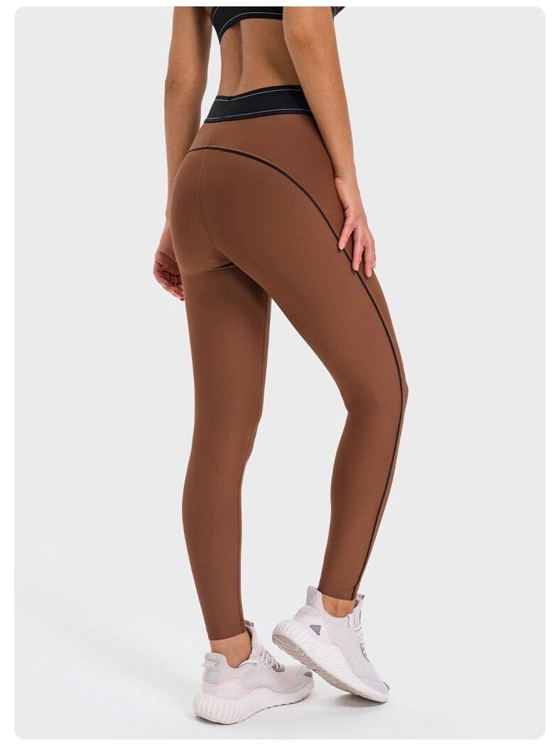 Korkeavyötäröiset Leggingsit Modernille Naiselle