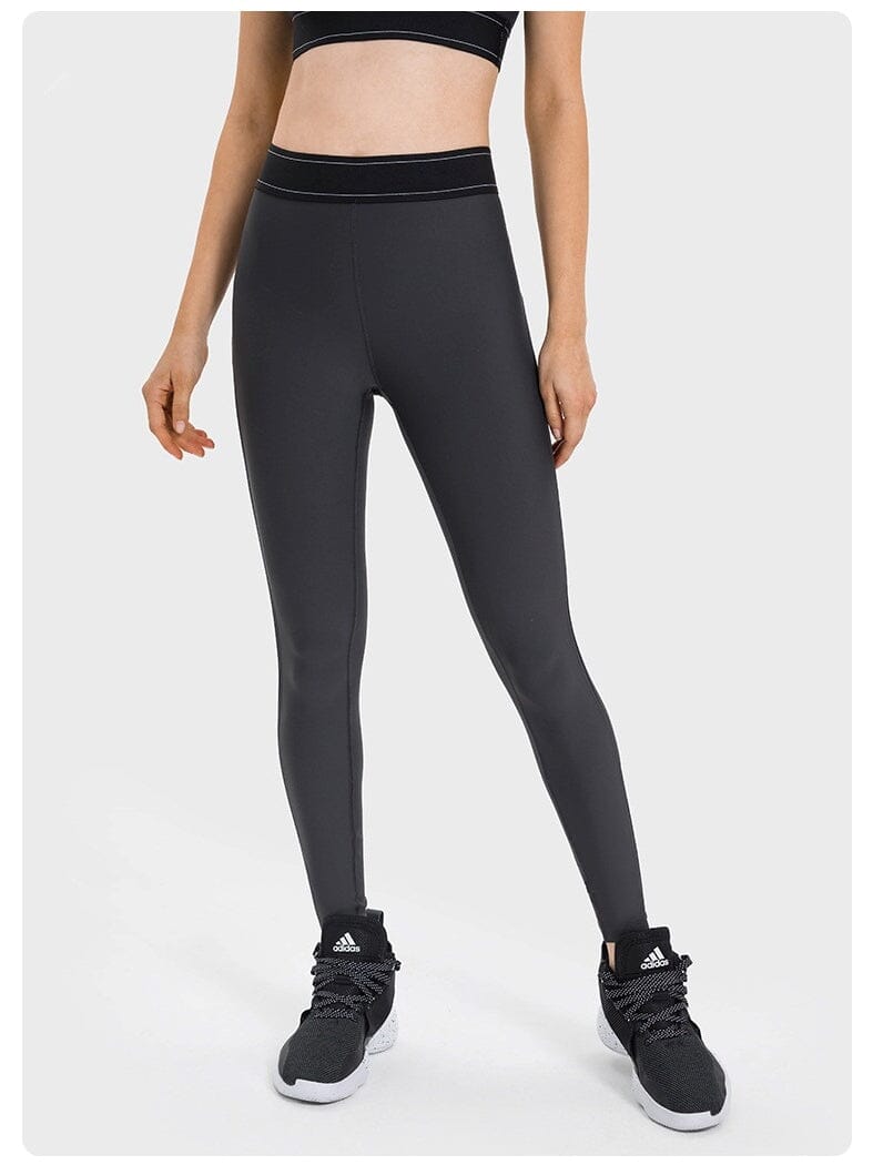 Legging Sport Compression - OlyFit Leggings Helanke-Srbija.com XS Gris foncé 