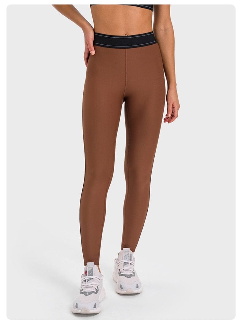Legging Sport Compression - OlyFit Leggings Helanke-Srbija.com XS Marron 