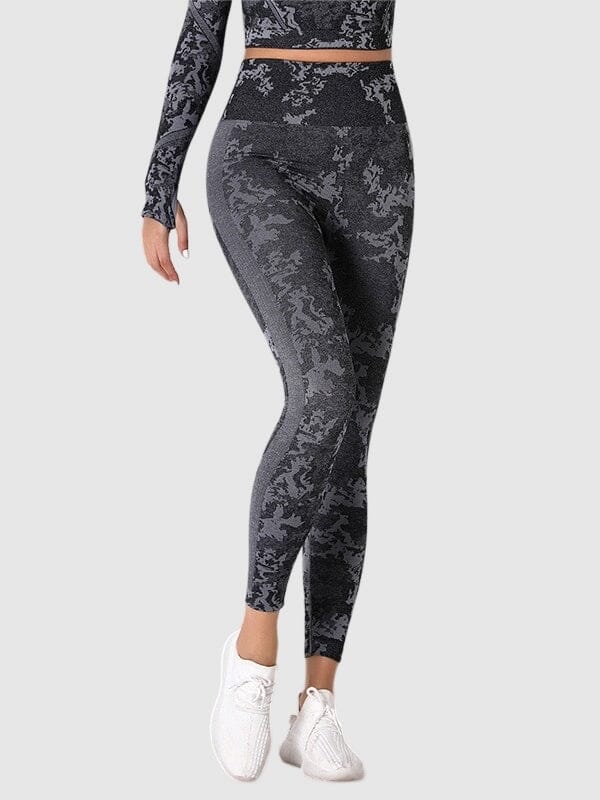 Legging Sport Effet Amincissant Sans Couture (Push Up) Leggings Helanke-Srbija.com sa Gris 