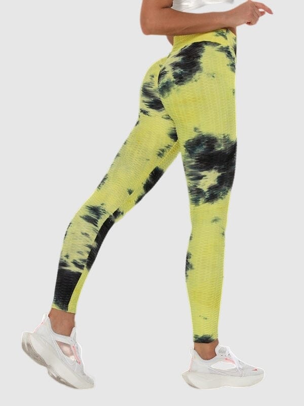 Legging Sport Gainant Anti-Cellulite Leggings Helanke-Srbija.com XS Jaune 