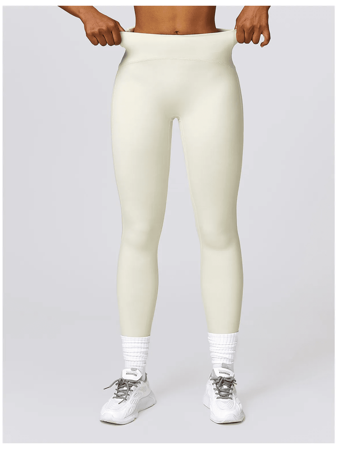 Legging Sport Gainant Taille Haute Leggings Helanke-Srbija.com sa Blanc 
