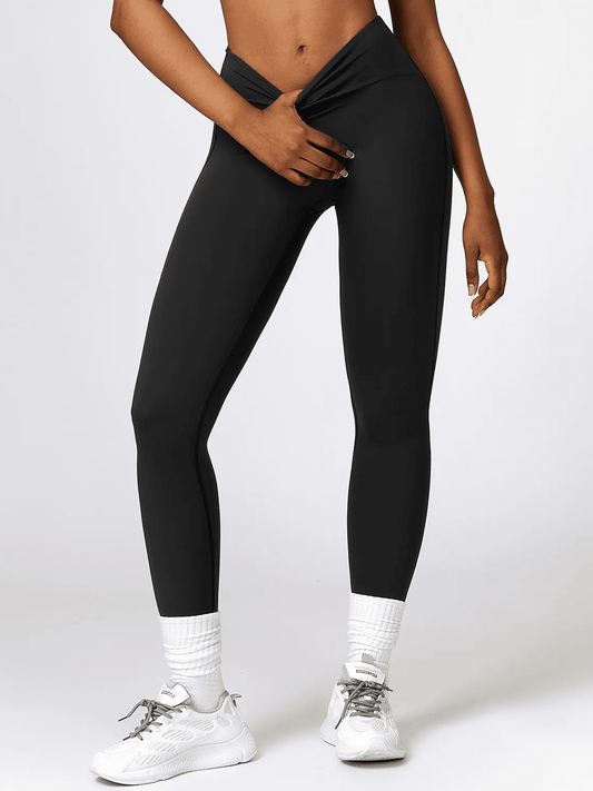 Legging Sport Gainant Taille Haute Leggings Helanke-Srbija.com sa Noir 