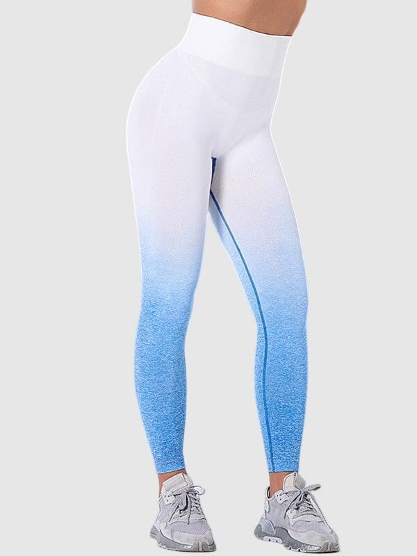 Legging Sport Gym Sans Couture Leggings Helanke-Srbija.com XS Bleu 