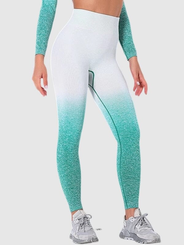 Legging Sport Gym Sans Couture Leggings Helanke-Srbija.com XS Vert 
