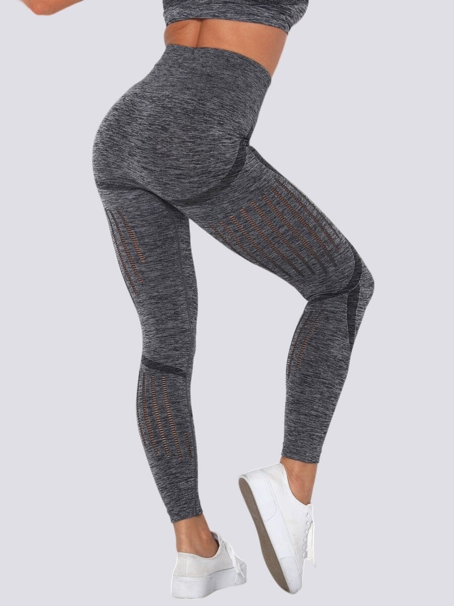 Legging Sport Maille Leggings Helanke-Srbija.com : Legging Femme | Vêtements de Sport sa Gris foncé 