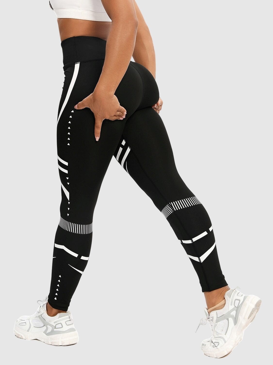 Legging Sport Motif Géométrique Sans Couture Leggings Helanke-Srbija.com sa 