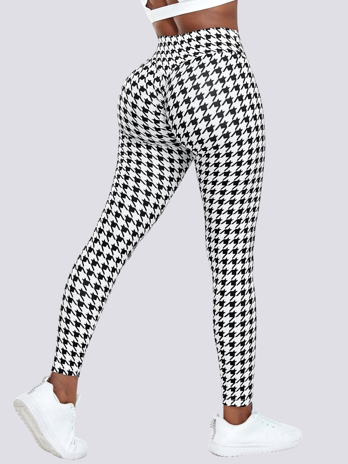 Legging Sport Pied de Poule Push Up Ultime-Legging sa 