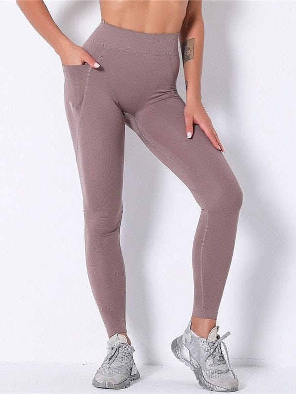 Legging Sport Poche Taille Haute Leggings Helanke-Srbija.com : Legging Femme | Vêtements de Sport XS Mauve 