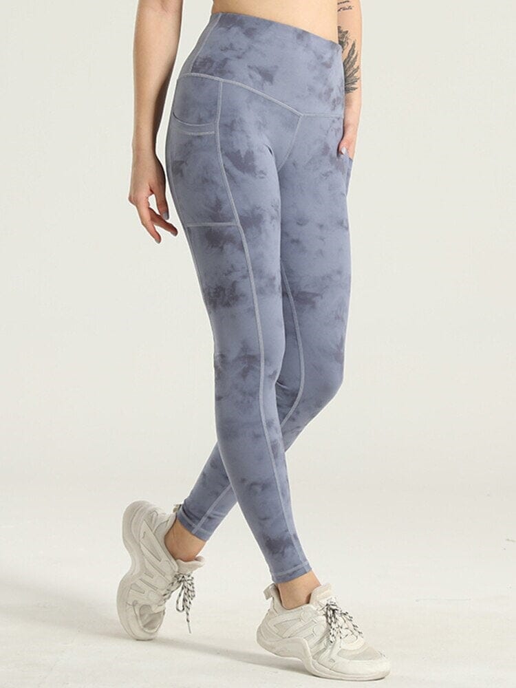 Legging Sport Poches Imprimé Leggings Helanke-Srbija.com : Legging Femme | Vêtements de Sport sa Bleu 
