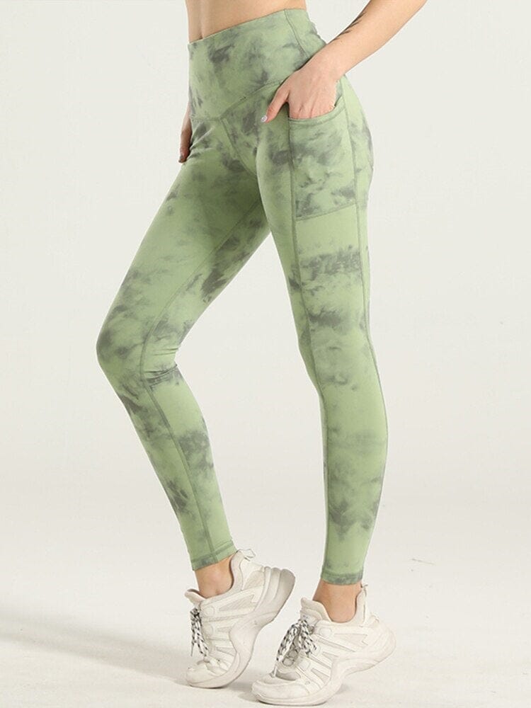 Legging Sport Poches Imprimé Leggings Helanke-Srbija.com : Legging Femme | Vêtements de Sport sa Vert 