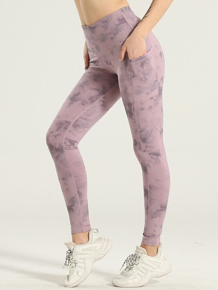 Legging Sport Poches Imprimé Leggings Helanke-Srbija.com : Legging Femme | Vêtements de Sport sa Violet 