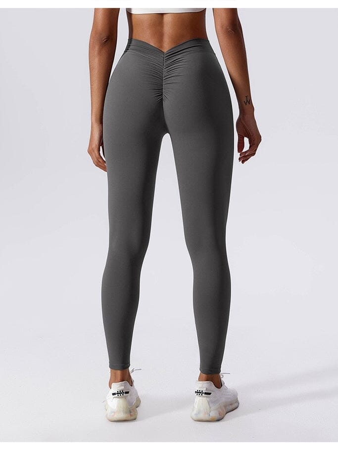 Legging Sport Push Up Taille Basse V Leggings Helanke-Srbija.com sa Gris 
