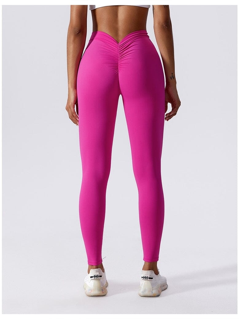 Legging Sport Push Up Taille Basse V Leggings Helanke-Srbija.com sa Rose 