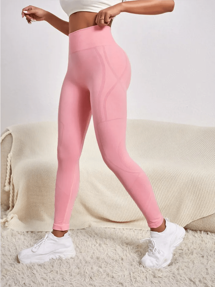 Legging Sport Sans Couture - Anaëlle Leggings Helanke-Srbija.com sa Rose 
