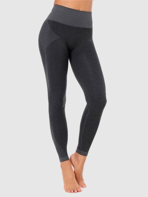 Legging Sport Sans Couture Fitness Helanke-Srbija.com : Legging Femme | Vêtements de Sport sa Gris foncé 