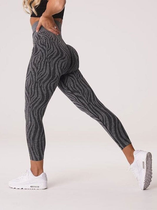 Legging Sport Sans Couture Imprimé Zèbre Leggings Helanke-Srbija.com : Legging Femme | Vêtements de Sport sa Noir 