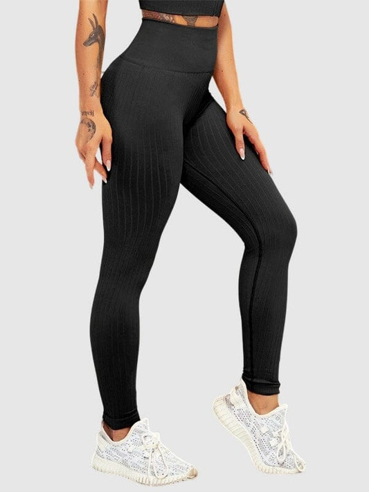 Legging Sport Sculptant Côtelé Leggings Helanke-Srbija.com : Legging Femme | Vêtements de Sport sa Noir 