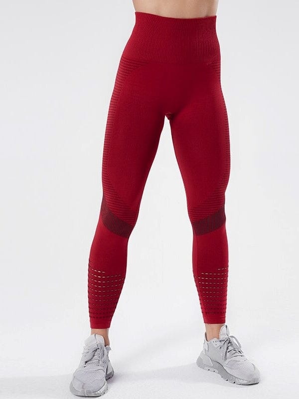 Legging Sport Sculptant Sans Couture Leggings Helanke-Srbija.com : Legging Femme | Vêtements de Sport sa Rouge 