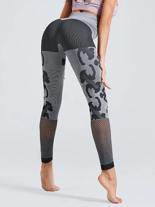Legging Sport Taille Extra Haute Camouflage Helanke-Srbija.com : Legging Femme | Vêtements de Sport sa Gris 