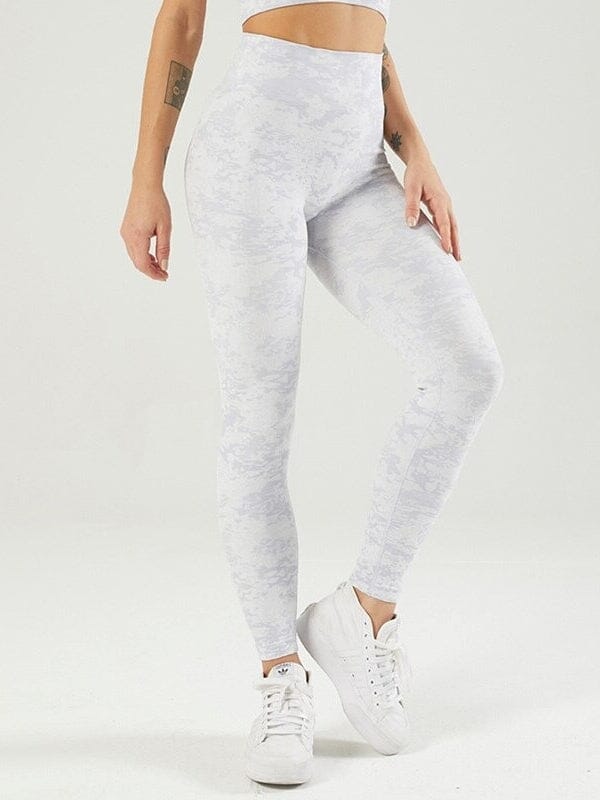Legging Sport Taille Haute Camouflage Leggings Helanke-Srbija.com : Legging Femme | Vêtements de Sport sa Blanc 