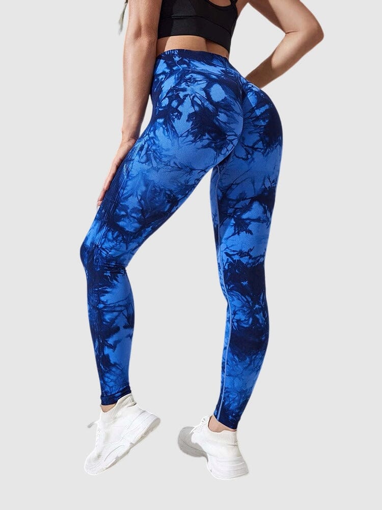 Legging Sport Teinté Push Up Sans Couture Helanke-Srbija.com XS Bleu 