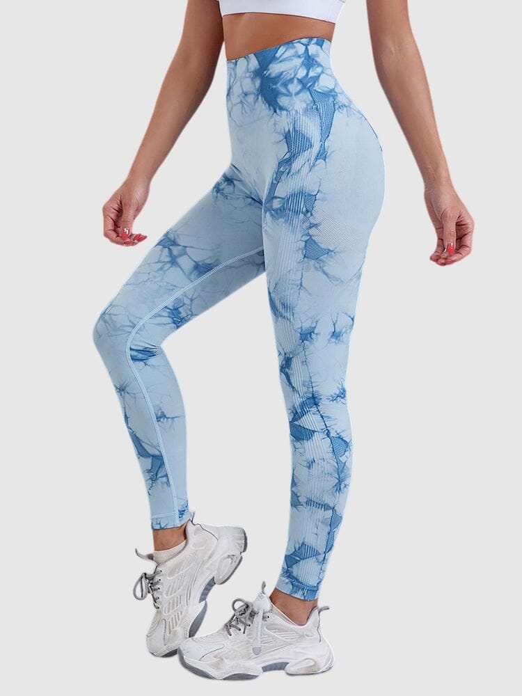 Legging Sport Teinté Push Up Sans Couture Helanke-Srbija.com XS Bleu clair 