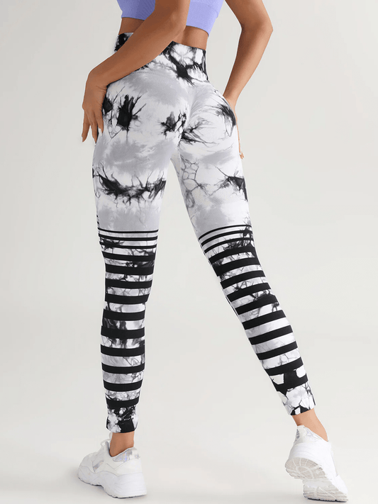 Legging Sport Tie Dye Galbant (Push Up) - Nemesis Leggings Helanke-Srbija.com sa Blanc 