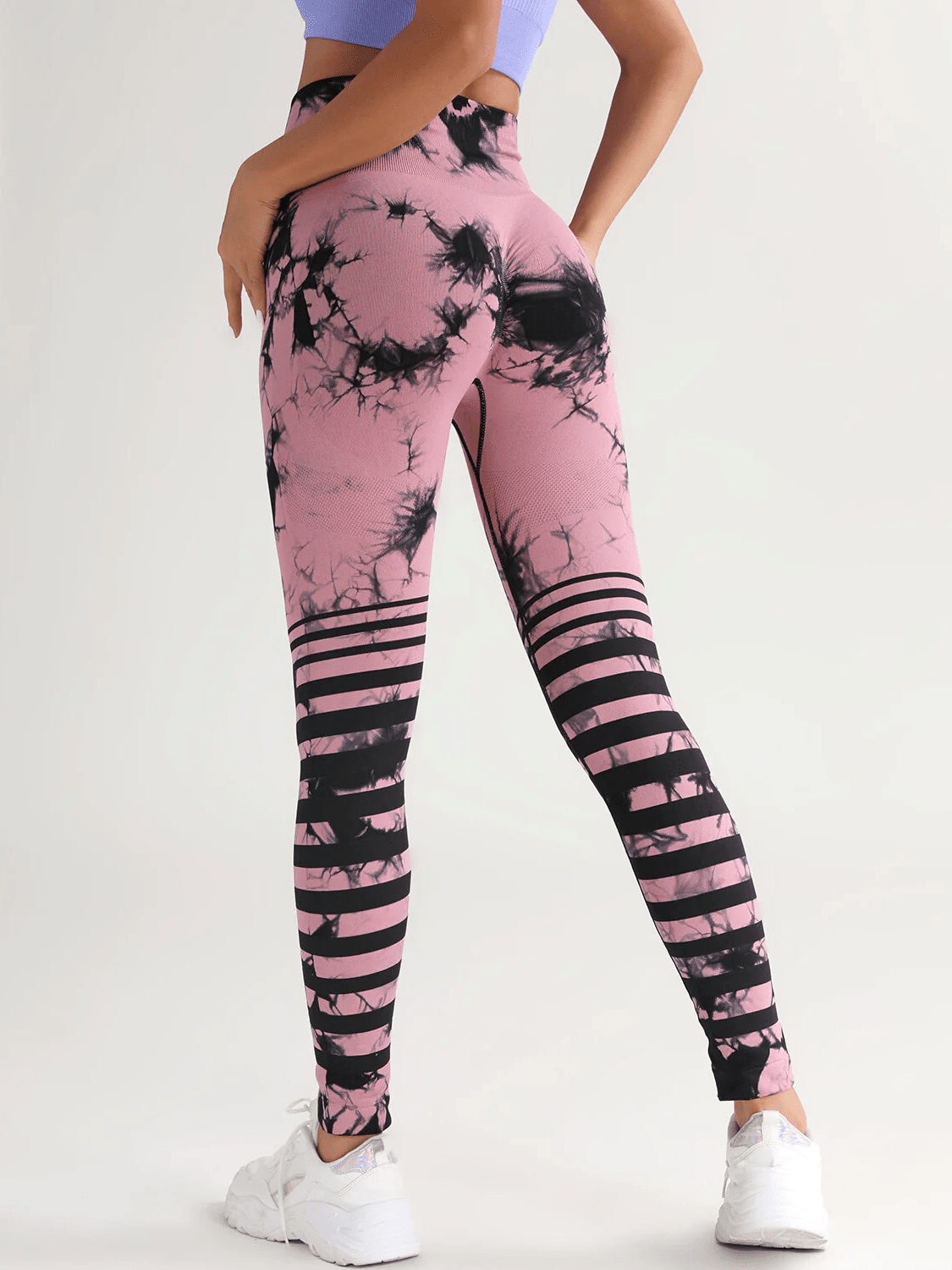 Legging Sport Tie Dye Galbant (Push Up) - Nemesis Leggings Helanke-Srbija.com sa Rose 