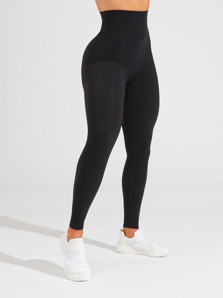 Legging Sport Ventre Plat Taille Haute - Buffbunny Leggings Helanke-Srbija.com XXS Noir 