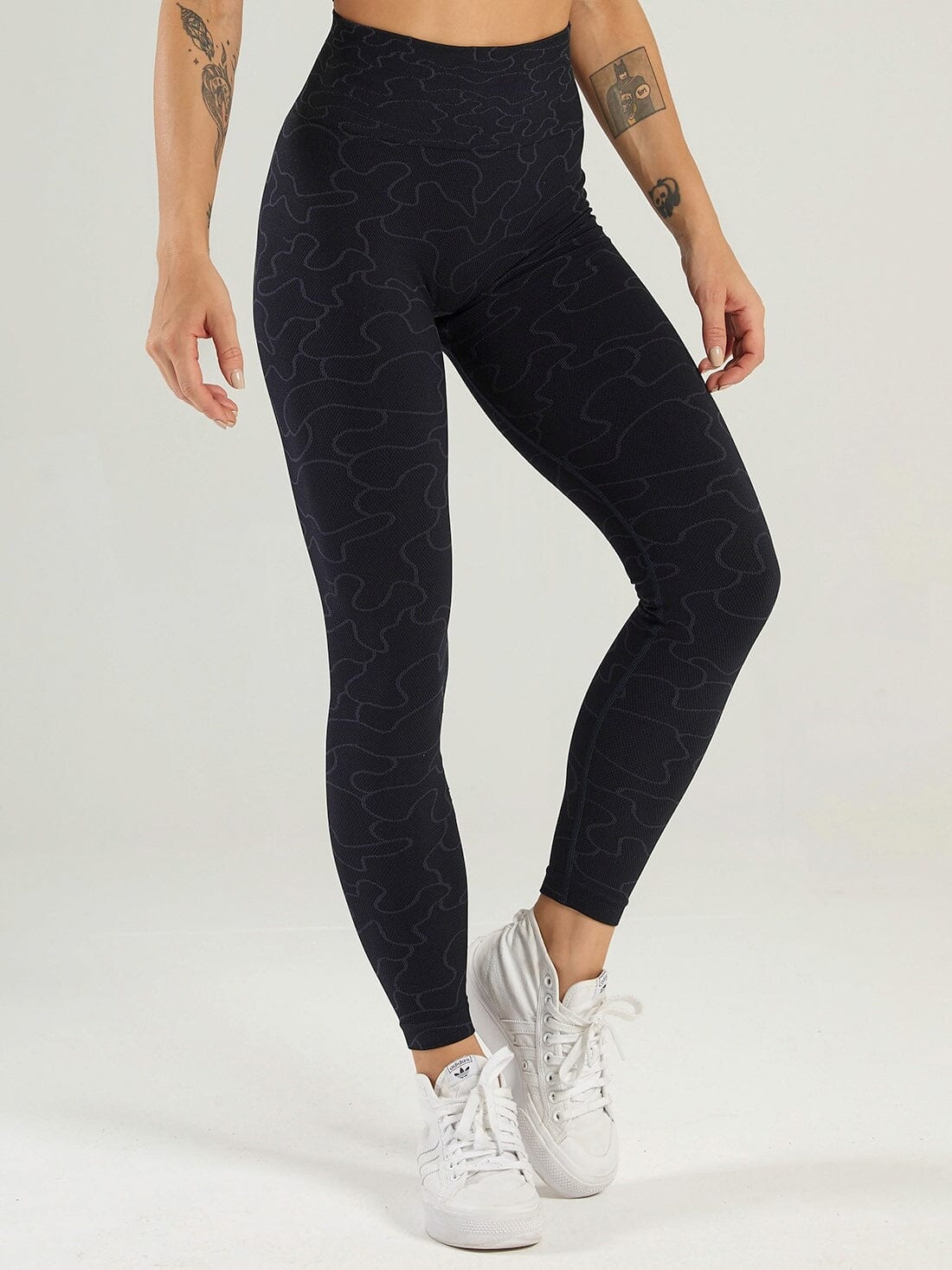 Legging Taille Haute Sans Couture Sport - Esperanza Helanke-Srbija.com sa Noir 