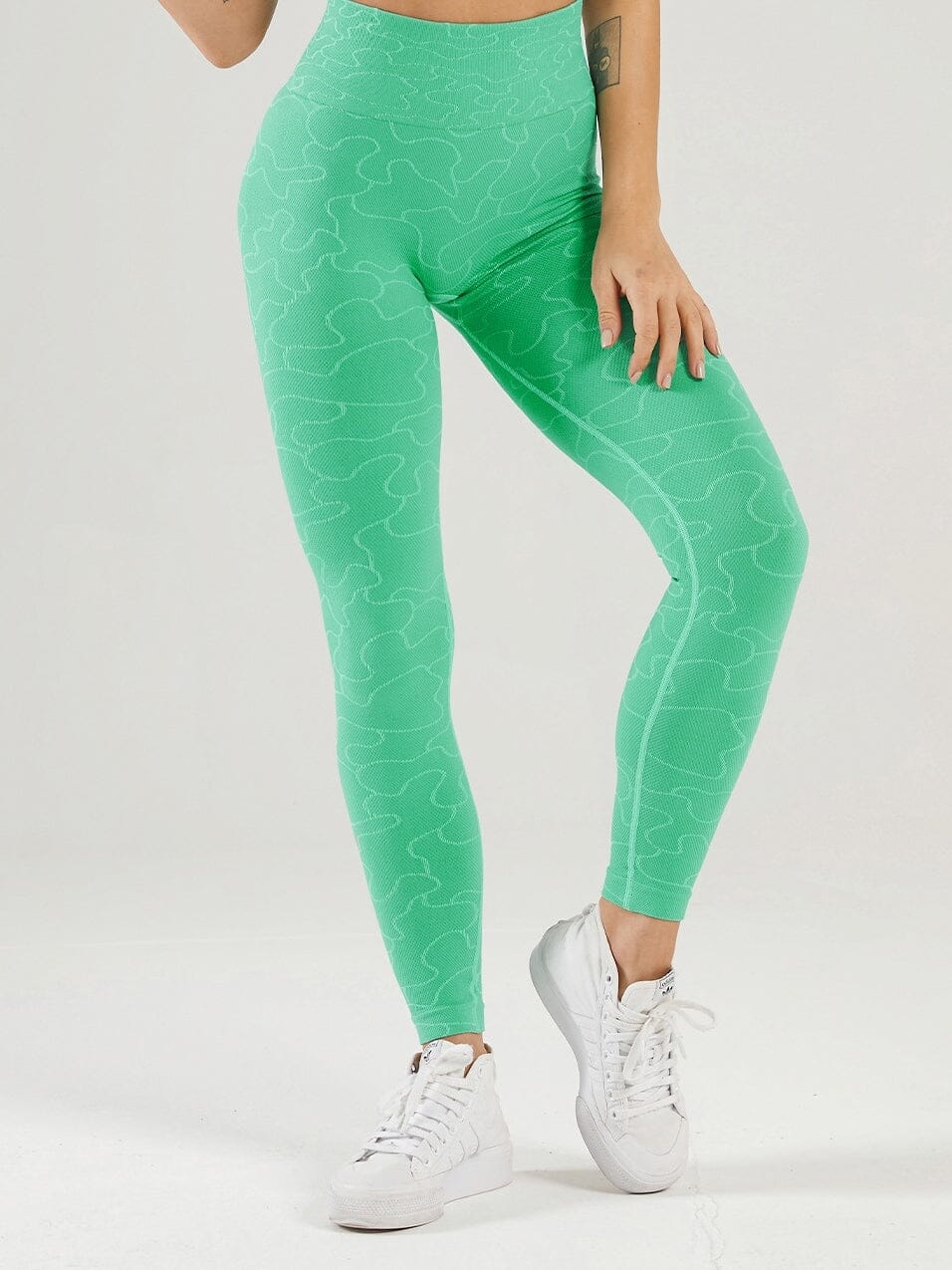 Legging Taille Haute Sans Couture Sport - Esperanza Helanke-Srbija.com sa Vert 