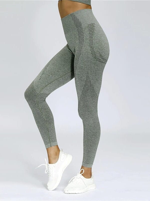 Legging Taille Haute Sport - Ultima Leggings Helanke-Srbija.com sa Kaki 