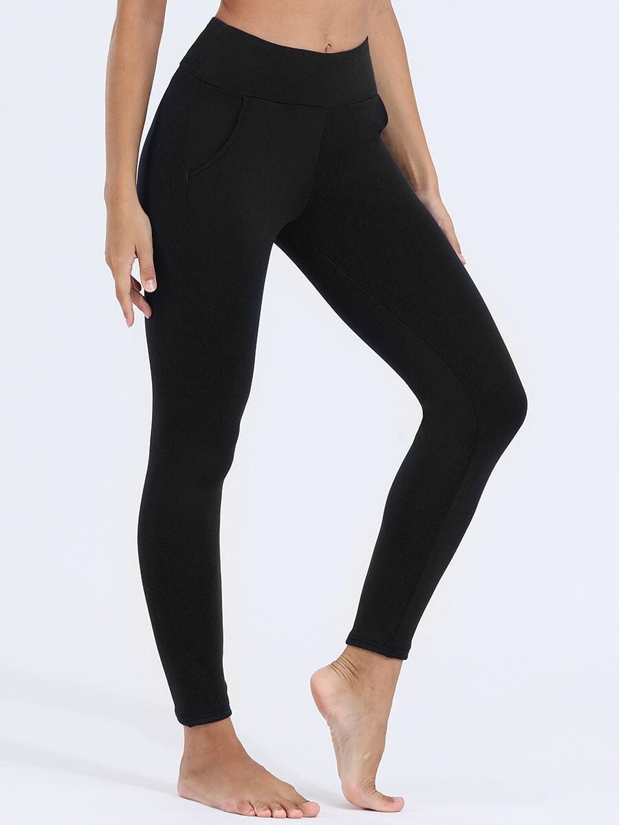 Legging Thermo Polaire Poche Leggings Helanke-Srbija.com sa Noir 