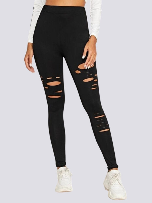 Legging Troué Noir Leggings Helanke-Srbija.com sa 
