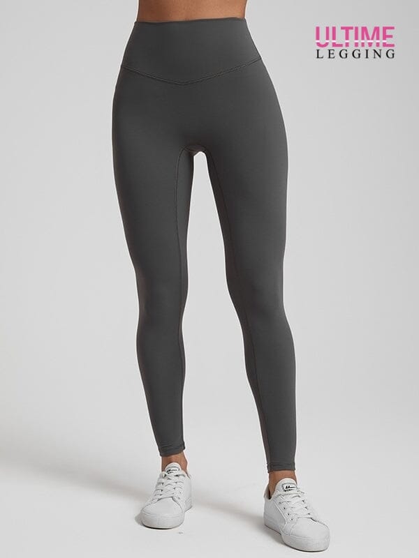 Legging Ventre Plat Taille Haute - Ultime-Legging Leggings Ultime-Legging sa Gris sombre 