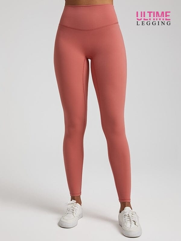Legging Ventre Plat Taille Haute - Ultime-Legging Leggings Ultime-Legging sa Rose foncé 