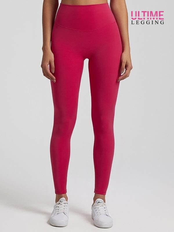 Legging Ventre Plat Taille Haute - Ultime-Legging Leggings Ultime-Legging sa Rouge royal 