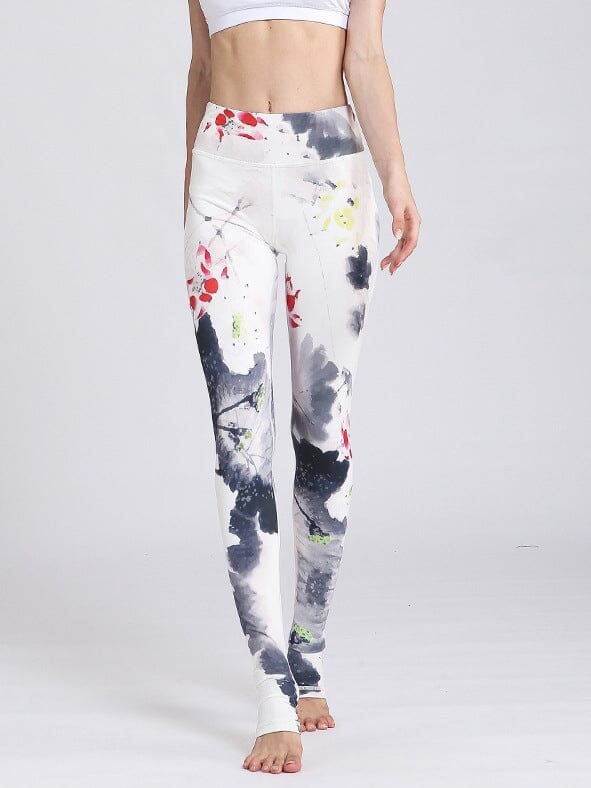 Legging Yoga Blanc Motifs (Sans Couture) Leggings Helanke-Srbija.com sa 