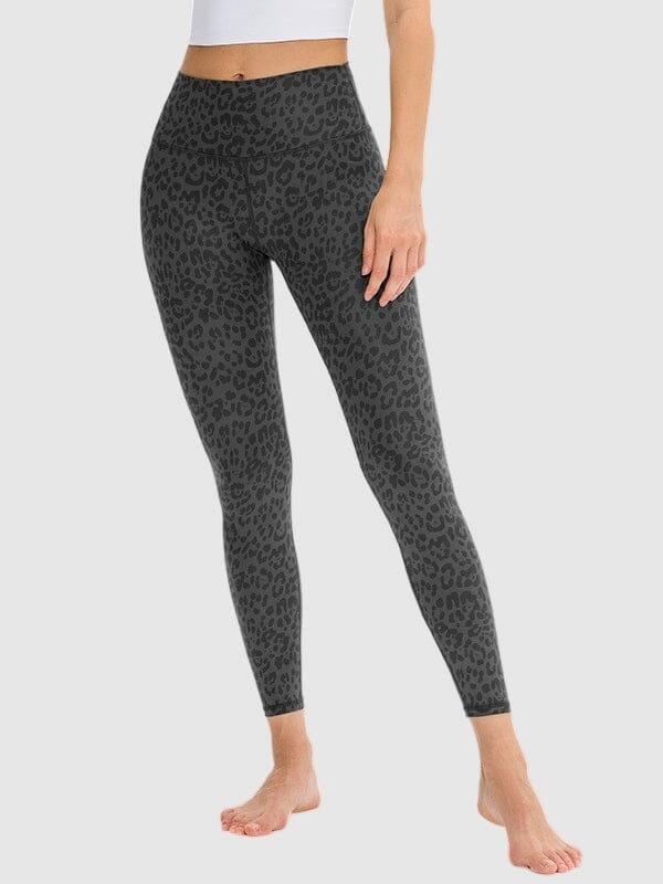 Legging Yoga Léopard Helanke-Srbija.com sa Gris foncé 