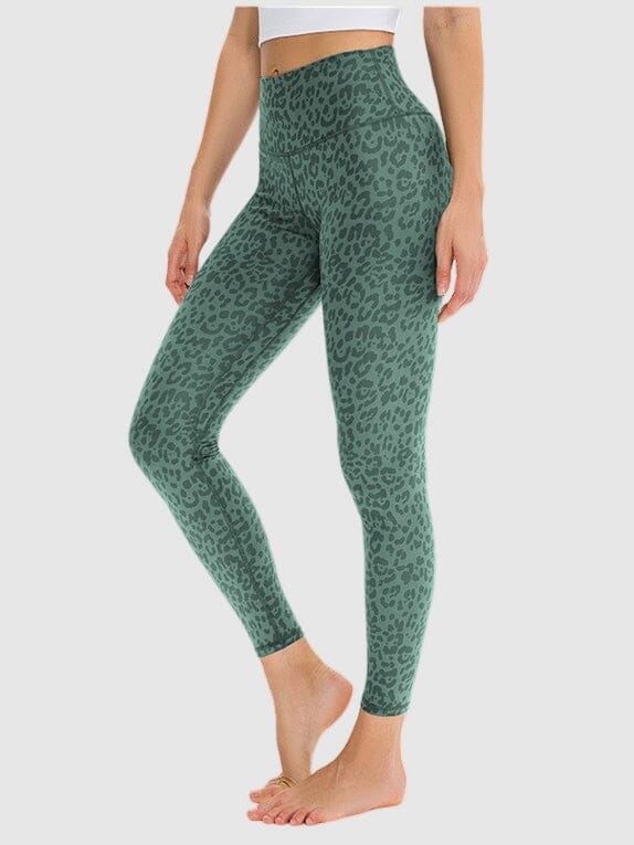 Legging Yoga Léopard Helanke-Srbija.com sa Vert 