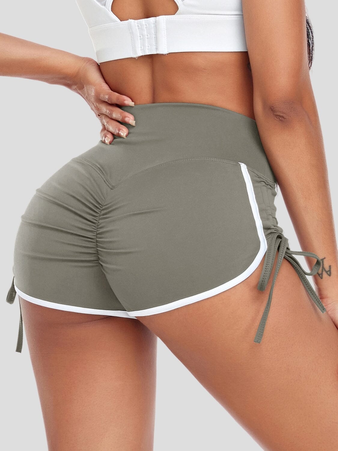 Mini Short Fitness Push Up Shorts Helanke-Srbija.com sa Gris 