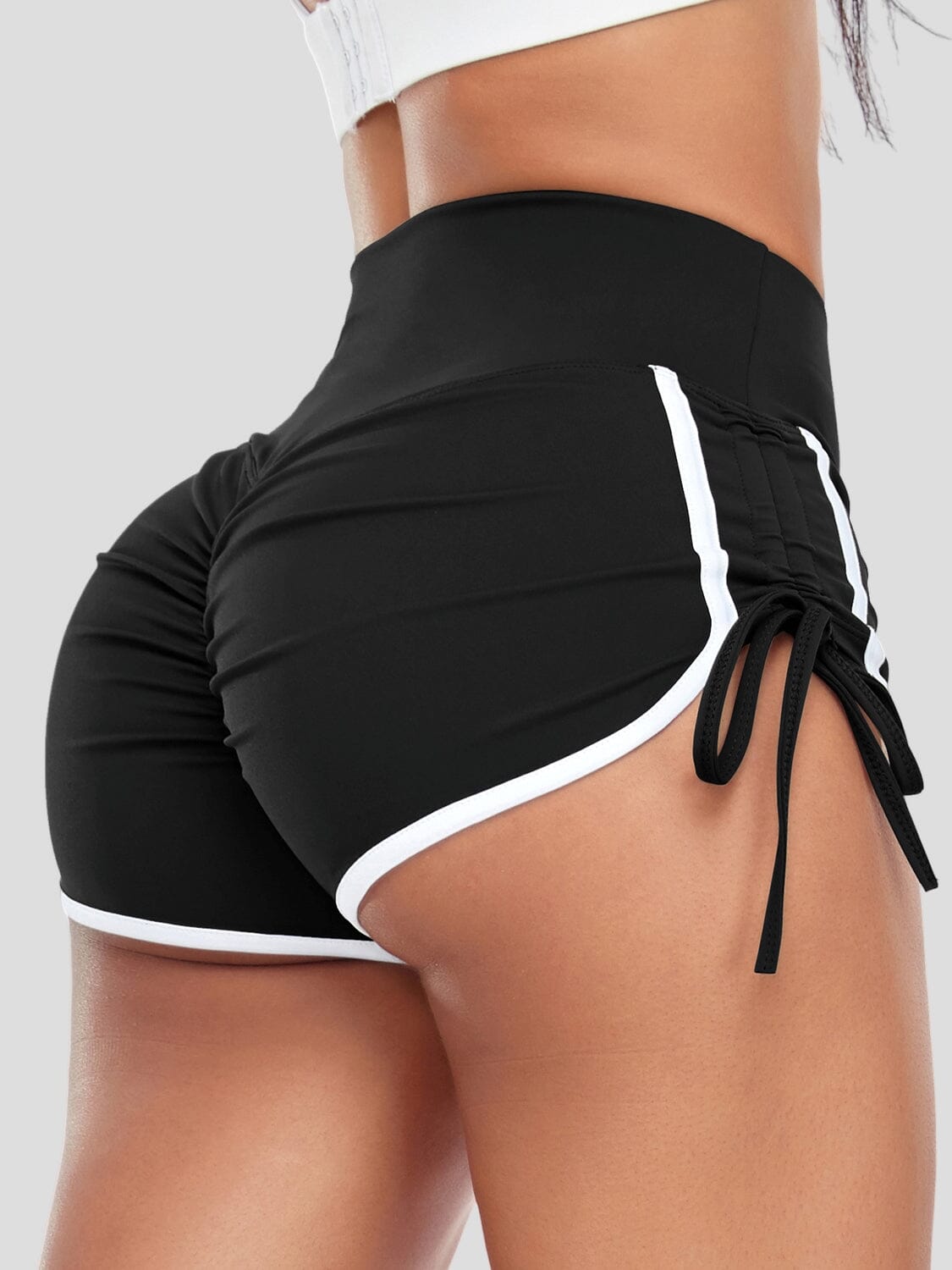 Mini Short Fitness Push Up Shorts Helanke-Srbija.com sa Noir 