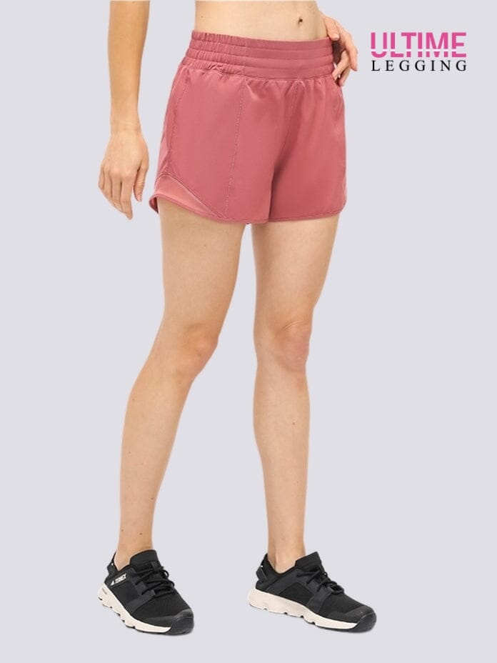 Short Avec Poche Zippée - Ultime-Legging Shorts Helanke-Srbija.com XS Rose foncé 